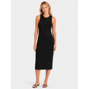 GUESS MIDI DRESS BLACK