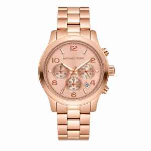 MK WATCH ROSEGOLD MK PATTERN (DAMAGE)