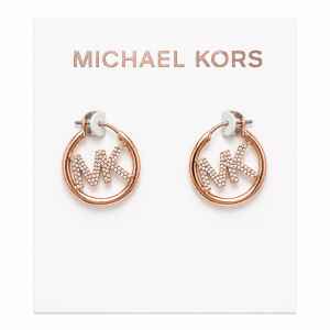 MK HOOPS ROSEGOLD 'MK'