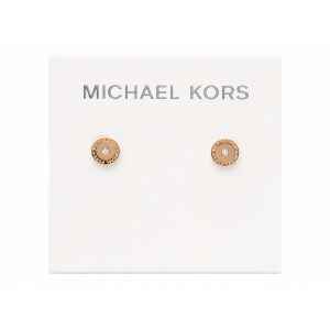 MK EARRINGS ROSEGOLD SMALL BUTTON