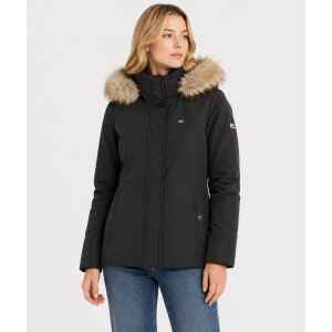 TH BLACK JACKET HOODED FUR