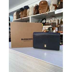BURBERRY SMALL PURSE HARDWARE GRAINY BLACK