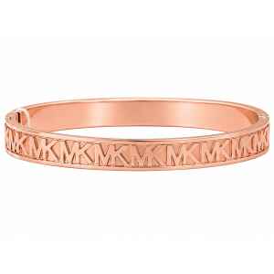 MK ROSE GOLD LOGO BRACELET