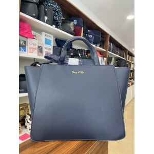 TOMMY JOY SOFT TOTE NAVY BLUE
