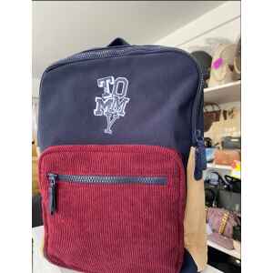 TH BACKPACK 3 COLOR WINE/BLUE/CAMEL