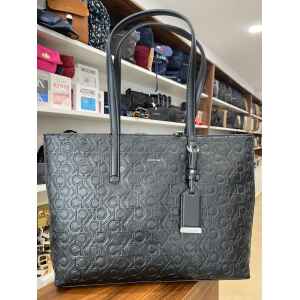 CK MUST SHOPPER MD MONO BLACK PATTERN
