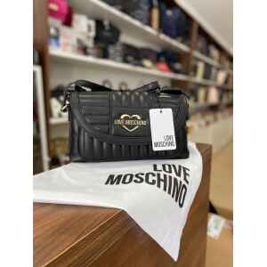 LOVE MOSCHINO BORSA QUILTED NAPPA BLACK