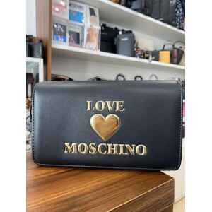 LOVE MOSCHINO XBODY BLACK GOLD LETTERS 'LOVE<3MOSCHINO'