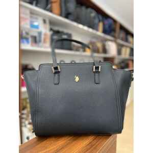 US POLO NEW JONES DOUB. HANDBAG BLACK
