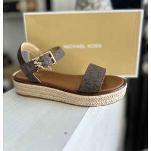 MK RICHIE ESPADRILLE BROWN SANDAL
