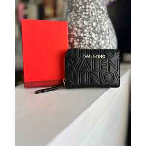VALENTINO PORTAFOGLIO PANSY SMALL PURSE BLACK