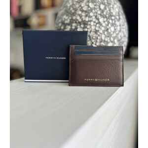 TH CORP LEATHER CARD HOLDER BROWN