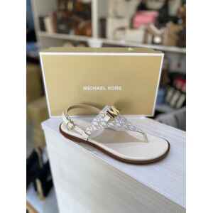 MK REED FLAT THONG VANILLA