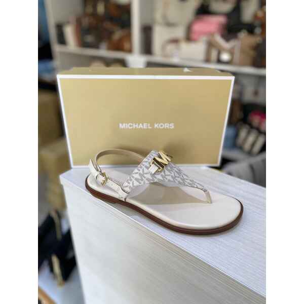 MK REED FLAT THONG VANILLA