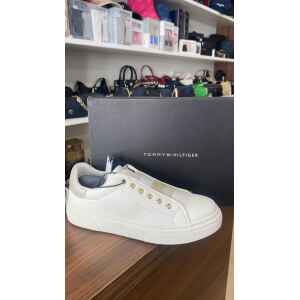TH LOW CUT SNEAKER SLIP ON PLATINUM