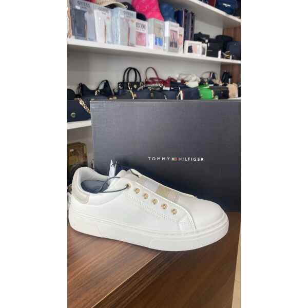 TH LOW CUT SNEAKER SLIP ON PLATINUM