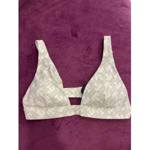 TH BIKINI TOP CREAM PATTERN