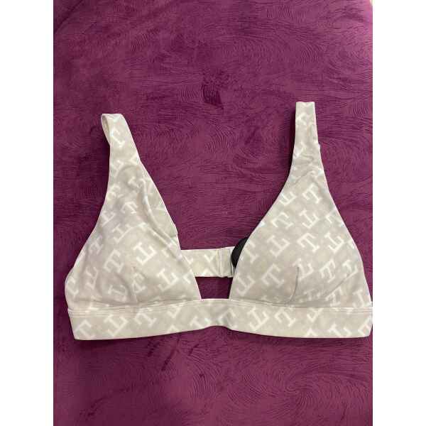 TH BIKINI TOP CREAM PATTERN