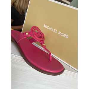 MK AUBREY CUT OUT THONG ELECTRIC PINK