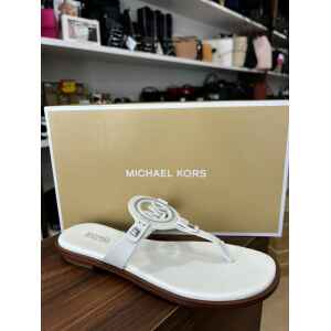 MK AUBREY CUT OUT THONG OPTIC WHITE