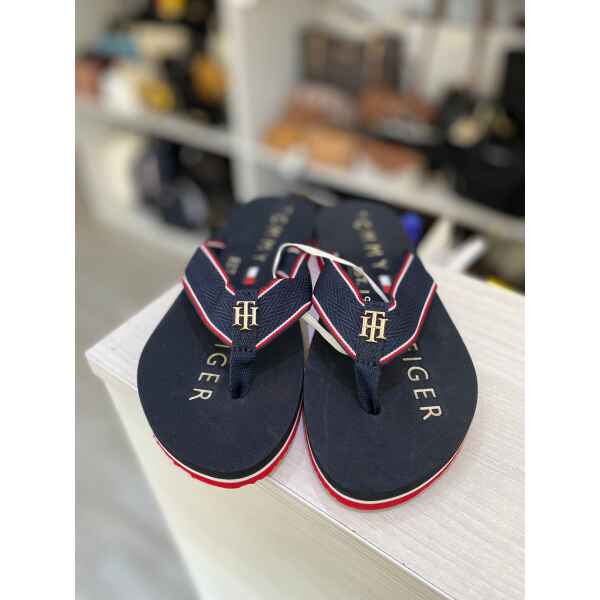 TH FLIP FLOPS KNITTED STRAP NAVY