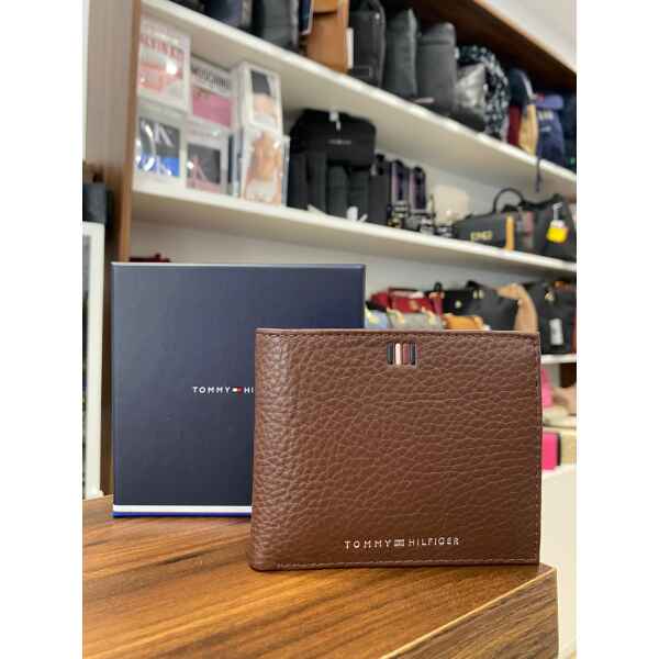 TH WALLET CENTRAL CC AND COIN BROWN 4 SEPARATE LINES TOP