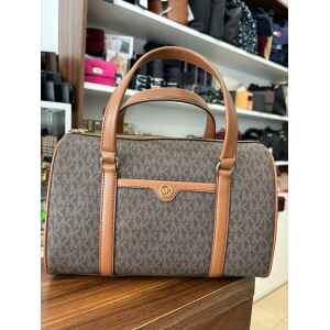 MK TRAVEL MD DUFFLE SATCHEL BROWN