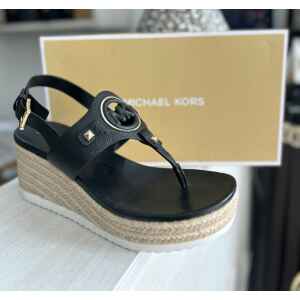 MK AUBREY CUT OUT WEDGE BLACK