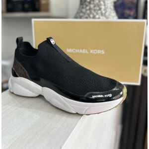 MK KATRINA TRAINER SLIP ON BLACK