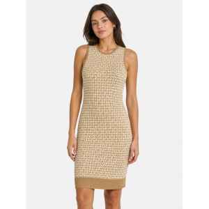 MK BEIGE LOGO DRESS
