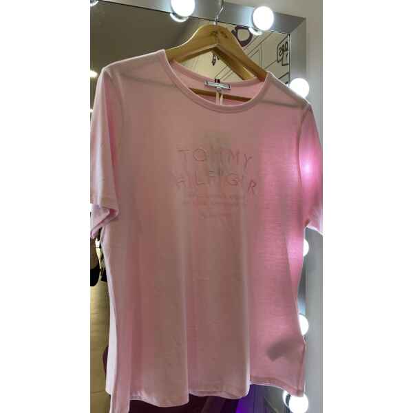 TH PINK TSHIRT 'TOMMY NEW YORK' PINK LETTERS