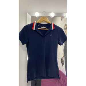 TH POLO DESERT SKY V-NK BRANDED