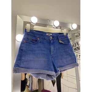 TH  MID RISE DENIM SHORT BLUE