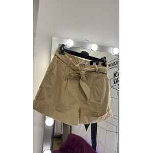 TH MOM BELTED SHORT BEIGE