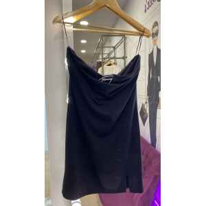 TOMMY JEANS  SIGNATURE BODYCON DRESS BLACK