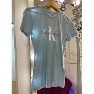 CK MONOGRAM LOGO TSHIRT PALEST BLUE