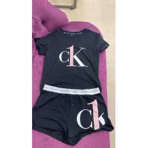 CK ONE 2 PACK TSHIRT/SHORT BLACK