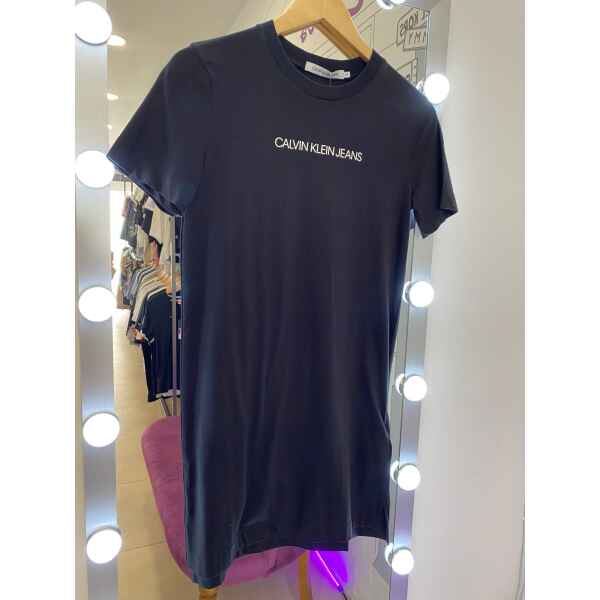 CK DRESS TSHIRT BRANDED 'CALVIN KLEIN' WHITE
