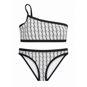 CK BIKINI SET WHITE/BLACK