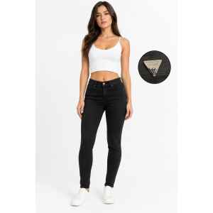 GUESS JEANS WOMAN SKINNY BLACK