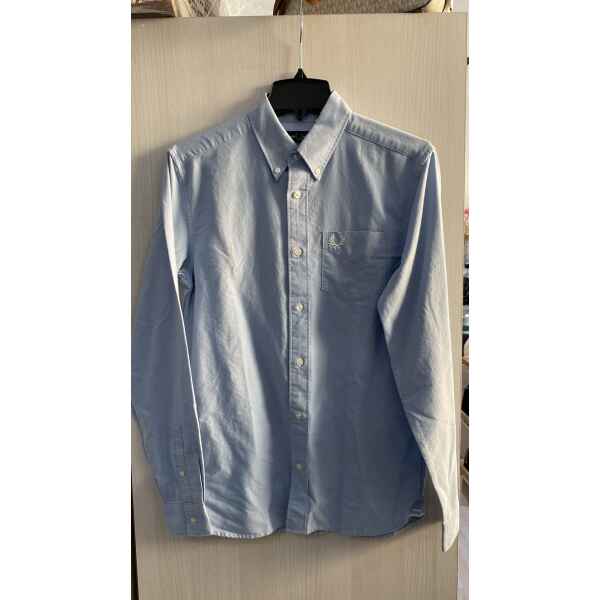 FRED PERRY SHIRT LIGHT BLUE