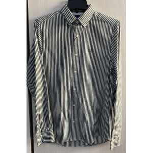 GANT MEN TOP SHIRT STRIPPED GREEN