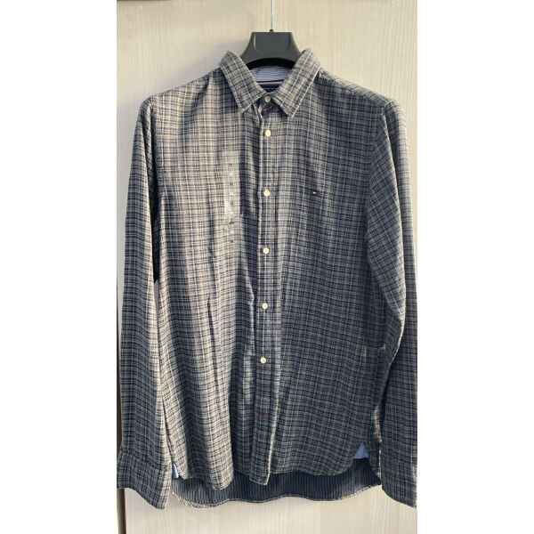 TH SHIRT GRAY STRIPPED