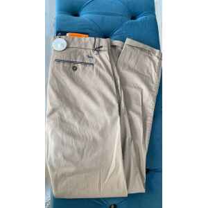 HB TROUSSER BEIGE BLUE DETAIL POCKET
