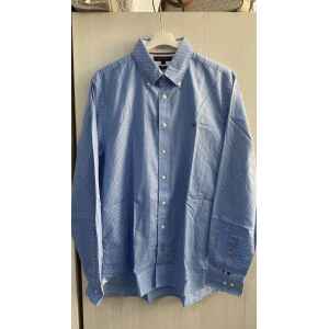 TH SHIRT LIGHT BLUE DOTTED