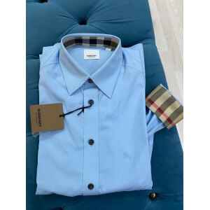 BURBERRY SHIRT LIGHT BLUE