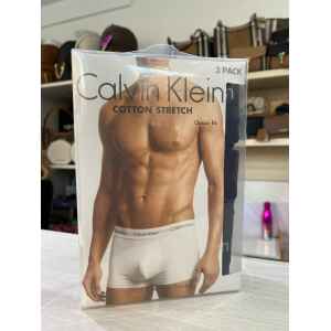 CK 3 PACK BOXERS BLACK