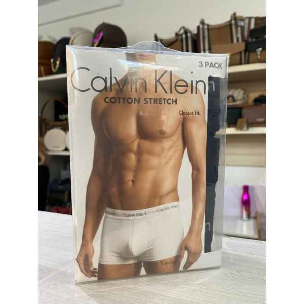 CK 3 PACK BOXERS BLACK