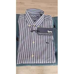 HB MEN SHIRT STRIPES "012055"