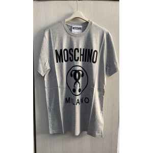MOSCHINO MILANO LETTERS GRAY TSHIRT
